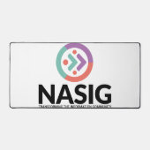 Logo-Schreibtisch - Logo oben Schreibtischunterlage (Vorderseite)