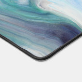 Logo-Schreibtisch mit Hintergrund (grün) Schreibtischunterlage (Ecke)