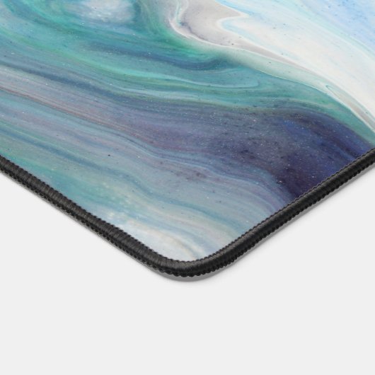 Logo-Schreibtisch mit Hintergrund (grün) Schreibtischunterlage (Ecke)