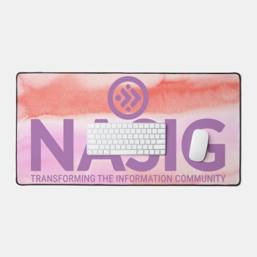 Logo-Schreibtisch mit Hintergrund Schreibtischunterlage (Tastatur & Maus)