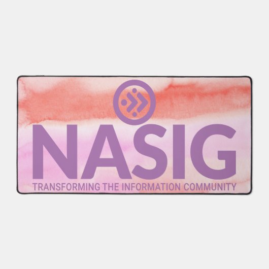 Logo-Schreibtisch mit Hintergrund Schreibtischunterlage (Vorderseite)