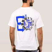 Logo, SCHRITT-RÜCKSEITE!! UR IN MA-ABSTAND T-Shirt (Rückseite)