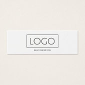 Logo-Schwarz-weiß-Business-Label-Markierung (Vorderseite)