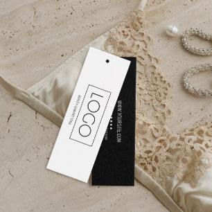 Logo-Schwarz-weiß-Business-Label-Markierung