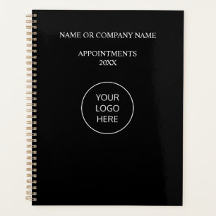 Logo Schwarz Weiß Geschäft Terminplaner Organizer Planer