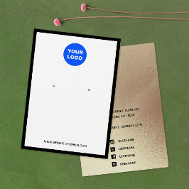 Logo-Schwarze Grenze Gold verdienende Schmuckanzei