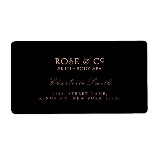 Logo-schwarzer rosa