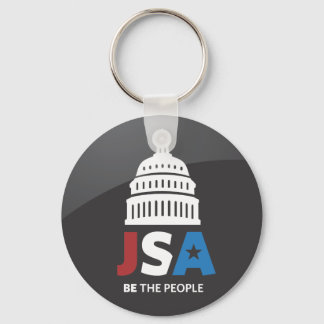 Logo-Schwarzer Schlüsselanhänger