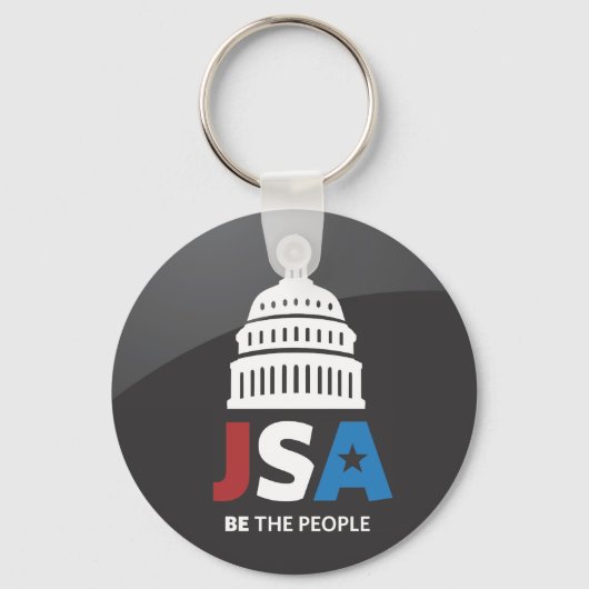 Logo-Schwarzer Schlüsselanhänger (Vorderseite)