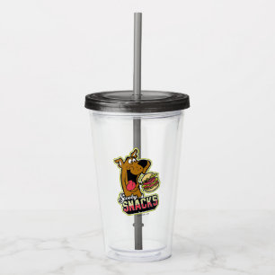 Logo "Scooby-Doo "Scooby Snacks" Acryltrinkbecher