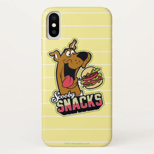 Logo "Scooby-Doo "Scooby Snacks" Case-Mate iPhone Hülle (Rückseite)