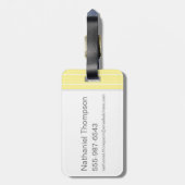 Logo "Scooby-Doo "Scooby Snacks" Gepäckanhänger (Rückseite vertikal)