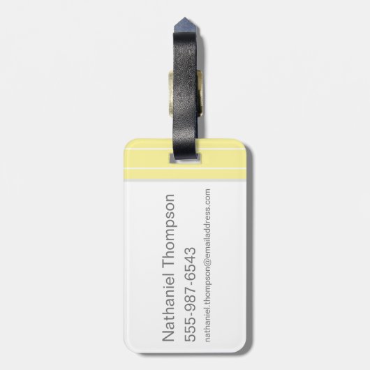 Logo "Scooby-Doo "Scooby Snacks" Gepäckanhänger (Rückseite vertikal)