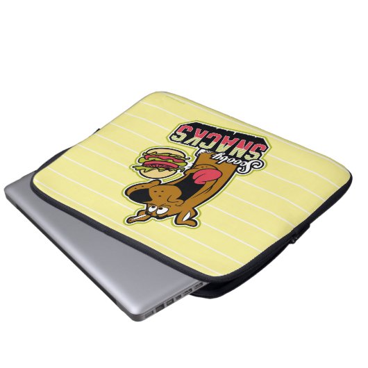Logo "Scooby-Doo "Scooby Snacks" Laptopschutzhülle (Vorne Knopf)