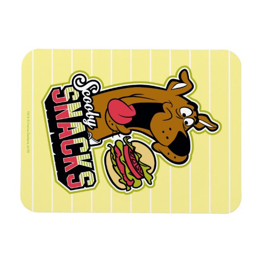 Logo "Scooby-Doo "Scooby Snacks" Magnet (Horizontal)