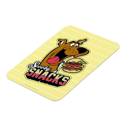 Logo "Scooby-Doo "Scooby Snacks" Magnet (Linke Seite)