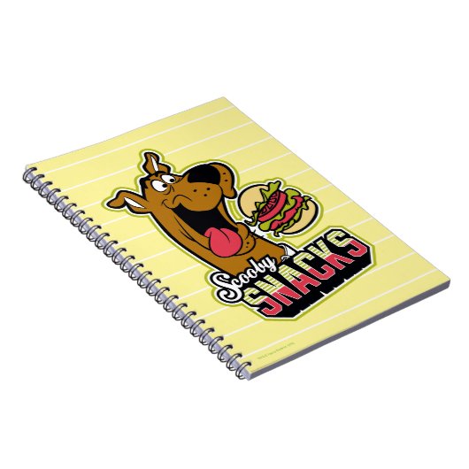 Logo "Scooby-Doo "Scooby Snacks" Notizblock (Rechte Seite)