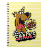 Logo "Scooby-Doo "Scooby Snacks" Notizblock (Vorderseite)