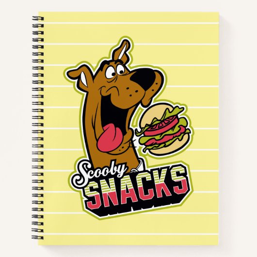 Logo "Scooby-Doo "Scooby Snacks" Notizblock (Vorderseite)