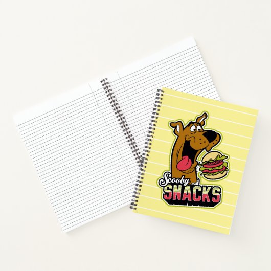 Logo "Scooby-Doo "Scooby Snacks" Notizblock (Innenseite)