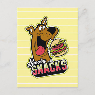 Logo "Scooby-Doo "Scooby Snacks" Postkarte