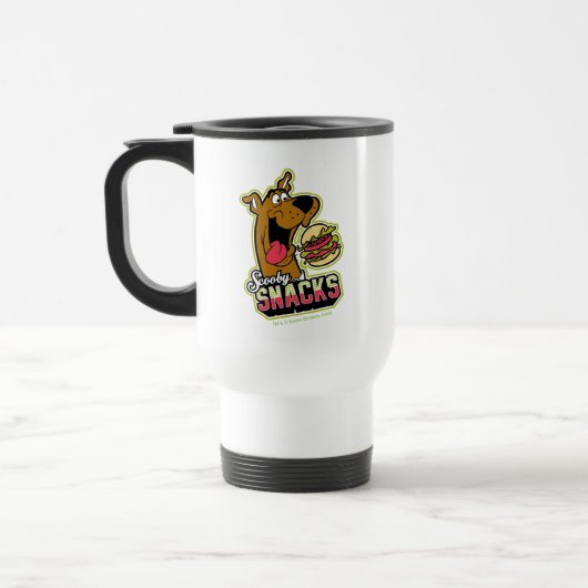 Logo "Scooby-Doo "Scooby Snacks" Reisebecher (Links)
