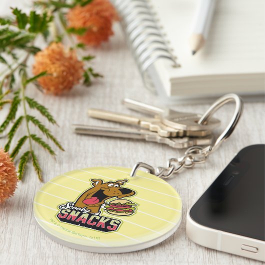 Logo "Scooby-Doo "Scooby Snacks" Schlüsselanhänger (Vorderseite rechts)