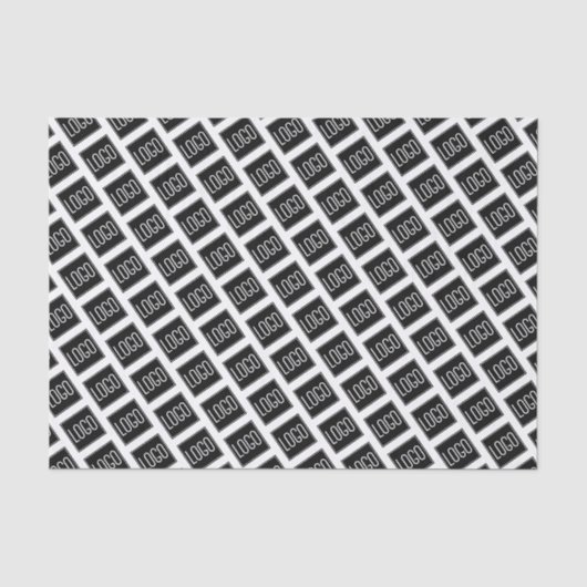 Logo-Seidenpapier – Markenverpackung Seidenpapier (Vorderseite)