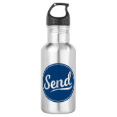 Logo senden edelstahlflasche (Vorderseite)