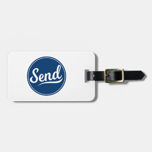 Logo senden gepäckanhänger (Vorderseite horizontal)