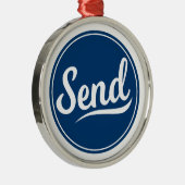 Logo senden ornament aus metall (Rechts)
