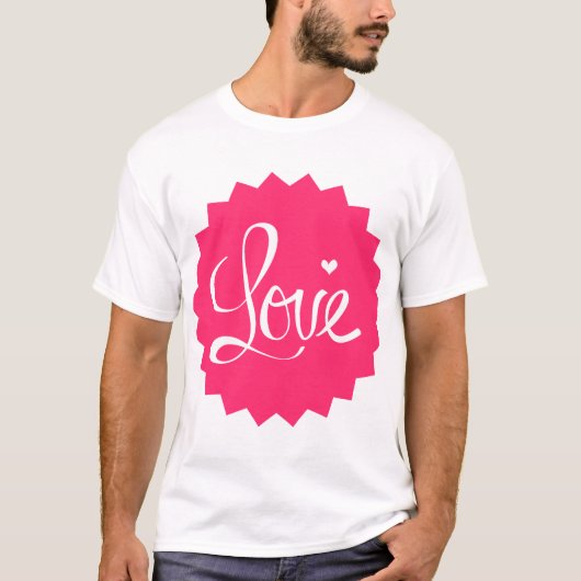 Logo-Shirt für Herzdesign T-Shirt (Vorderseite)