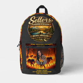 Logo-Shirt gedruckter Rucksack