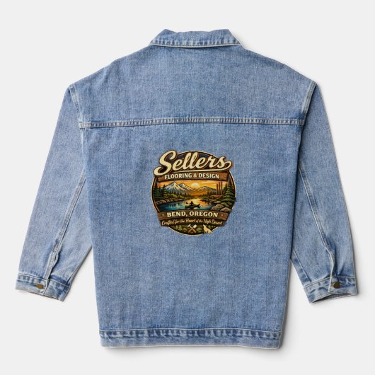 logo shirt  jeansjacke (Rückseite)