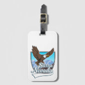 Logo Sierra Nevada USA Gepäckanhänger (Vorderseite Vertikal)