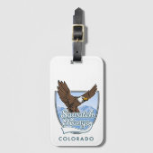 Logo Sierra Nevada USA Gepäckanhänger (Vorderseite Vertikal)