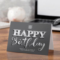 Logo Silver 3d Modernes Graues Unternehmen Geburts