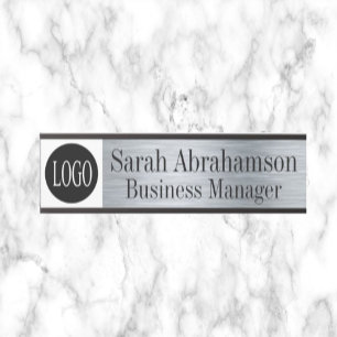 Logo Silver Corporate Business Office Türsignierun Türschild