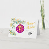 Logo Simple Christmas Magenta Decor Business (Vorderseite)