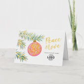 Logo Simple Christmas Pink Decor Business (Vorderseite)