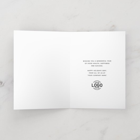 Logo Simple Christmas Tree Red Ribbons Business (Innen Abgelegt)