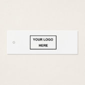 Logo Simple Modern Clothes Hang-Tag (Vorderseite)