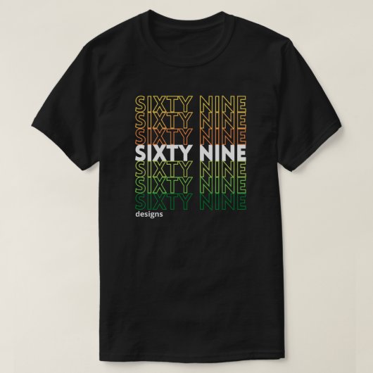Logo "SIXTYNINE DESIGNS" T-Shirt (Design vorne)