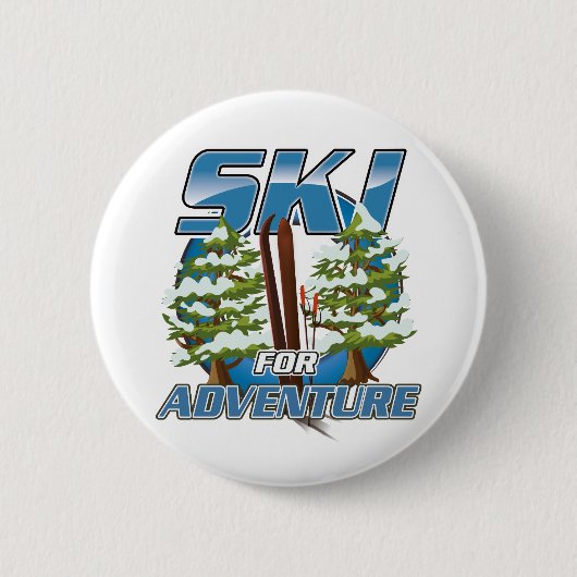 Logo "Ski for Adventure" Button (Vorderseite)