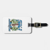 Logo "Ski for Adventure" Gepäckanhänger (Vorderseite horizontal)