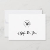 Logo-Skript und Geschenkgutachten für Schreibmasch (Vorderseite)