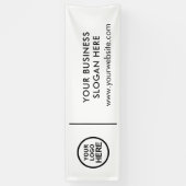 Logo-Slogan und Text-Werbebanner hinzufügen Banner (Vertikal)