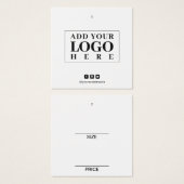 Logo Social Media Beruflich Hang Tag (Vorne & Hinten)