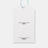 Logo Social Media Beruflich Hang Tag Geschenkanhänger (Rückseite)