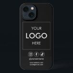 Logo Social Media BusinessiPhone-Fall iPhone 13 Hülle<br><div class="desc">Fügen Sie Ihr Logo hinzu.</div>